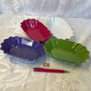 Lot de 4 récipients apéritif en plastique dur Cui.c8