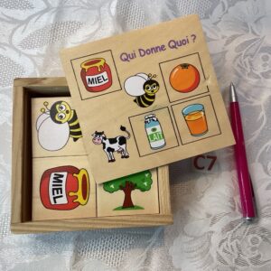 Jeu d’association en bois JOU.c7