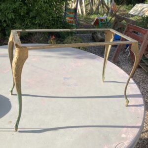 Socle de petite desserte en métal à restaurer mon.in