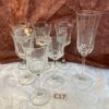 Lot de 6 verres forme octogonale liv.c17