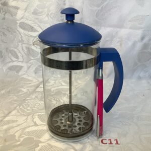 Cafetière à piston bleue 6 tasses Cui.c11