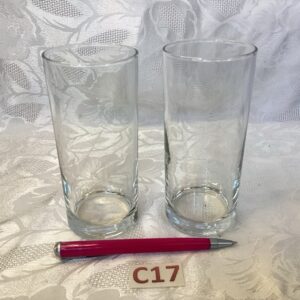 Lot de deux verres à orangeade simple ver.c16