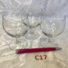 Lot de trois verres à apéritif Cui.c16