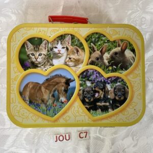 Lot de 4 petits puzzles d'animaux complets jou.c7
