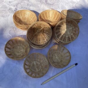 Lot de 18 petites corbeilles décoratives pour fete