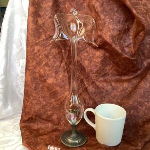 Très beau soliflore années 70 souffle main artisanat paris ver.c18