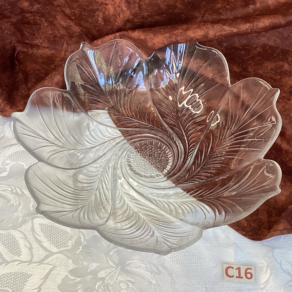 Grande coupe de fruits vintage fleur Cui.c16