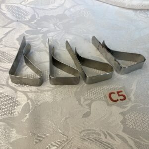 Pinces de nappe métalliques mai.c5