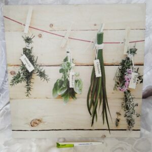Tableau d’ herbes aromatiques dec.c6