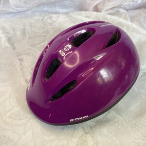 Casque vélo violet enfant 47-53 cm spo.in