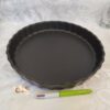 Plat / moule à tarte épais noir Carrefour Home cui.c15