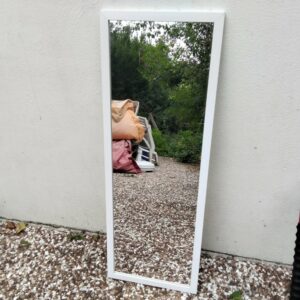 Grand miroir bord blanc dec.in