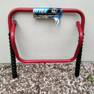 Porte vélo mural pliable rouge spo.in