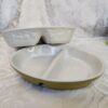 Lot de 2 plats compartimentés différents cui.c2