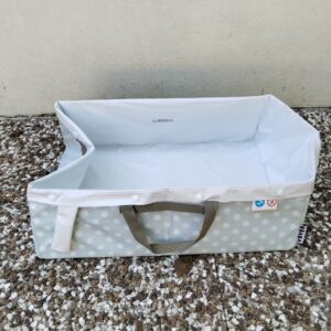 Baignoire pour bébé pliable motif à pois Béaba pue.in