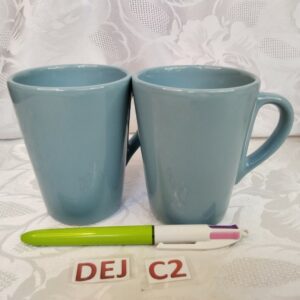 Lot de 2 tasses bleues ciel dej.c2