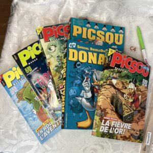 Lot de 6 gros albums picsou Donald len.c4