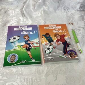 Lot de deux livres foot Antoine grietzman GOAL len.c4