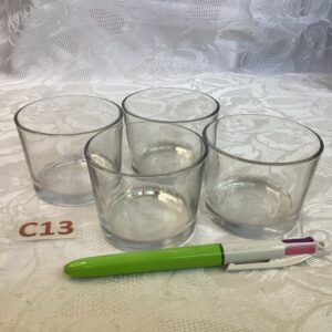 Lot de 4 ramequins en verre cui.c13