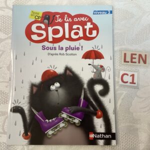 Je lis avec Splat "sous la pluie" len.c1
