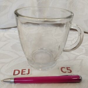 Tasse transparente dej.c5