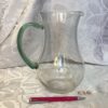 Carafe transparente poignée verte Cui.c16