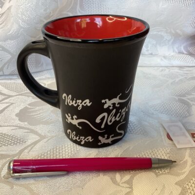 Mug Ibiza noir salamandres dej.c5