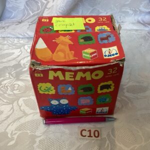Jeu de mémo animaux carton fort JOU.c10