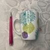 Mug fleurs verte violette dej.c5