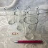 Lot de 6 petits verres genre verre à thé ver.c17