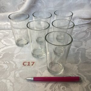Lot de 6 petits verres genre verre à thé ver.c17